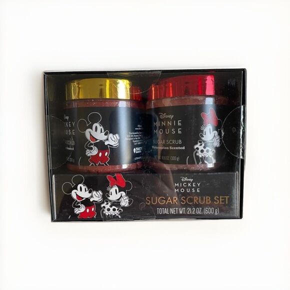 Disney Mickey Mouse Sugar Set Minnie Mouse Watermelon and Cherry NEW RARE